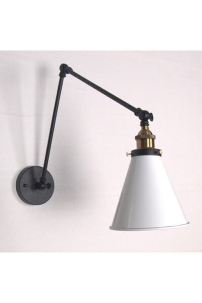 RİOLİGHT Retro Rustik Üç Mafsallı Hareketli Başlık Akrobat Metal Duvar Aplik