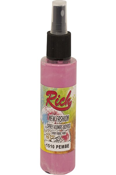 Rich Sprey Kumaş Boyası New Fashion 100 Cc Pembe 1510