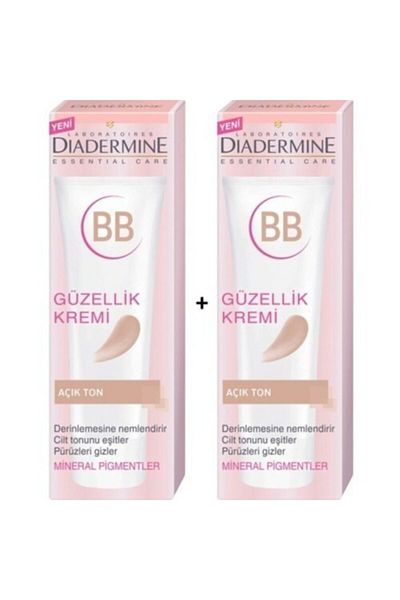 Diadermine Essentials Bb Cream Light Tone 50ml X 2