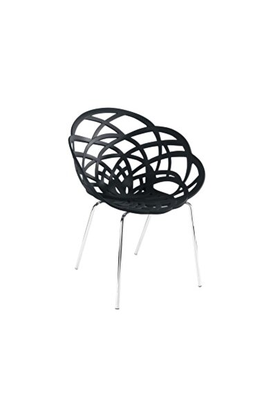 Papatya Flora-ml Plastik Koltuk Polikarbonat Gövde Mutfak Bahçe Cafe Otel Ofi...