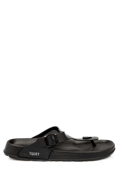 Twigy Black Men's Slippers - 0620 Tw Jacob Beach Slippers