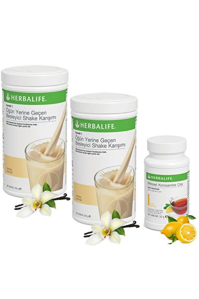 Herbalife Vanilya Shake 2 Adet ve Limon Çay