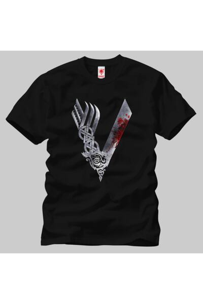 Crazy Vikings Логотип Чоловіча футболка