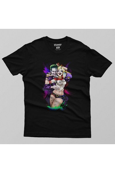 Crazy Suicide Squad Harley and Puddin Men's T-shirt