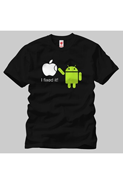 Crazy Android Fixed It Men's T-Shirt