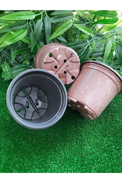 Ekodoğa Vakum Saksı 5 Adet 13x10 Cm 0,90 Lt Plastik Saksı Ucuz Saksı Fide Üre...