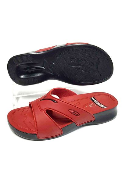 Ceyo 3400-2 Model Anatomical Red Women's Slippers