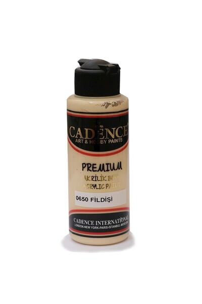 Cadence Boya 120 Ml Premium Akrilik 0650 Fildişi