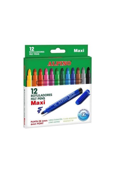 Alpıno 12 Li Maxi Ar-06 Jumbo Felt Tip Pen