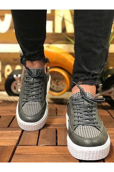 Chekich Ανδρικά παπούτσια Bt Anthracite Ch017