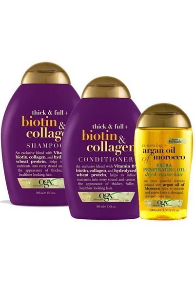 OGX Organix Biotin and Collagen Shampoo Set