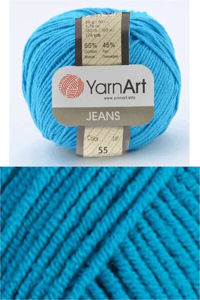RevaBazaar Νήμα Τέχνης Yarn Art Jeans 55 - Νήμα Amigurumi - Νήμα Punch - Νήμα...