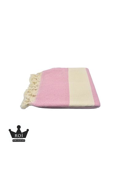 Roi Tekstil Ρίγα Peshtamal 100% Βαμβάκι 100x180 cm Ροζ