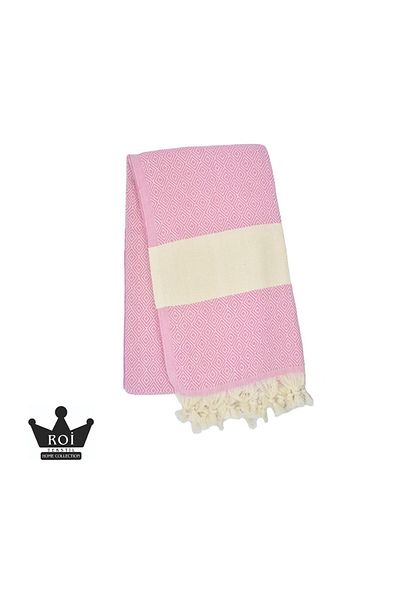 Roi Tekstil Ρίγα Peshtamal 100% Βαμβάκι 100x180 cm Ροζ
