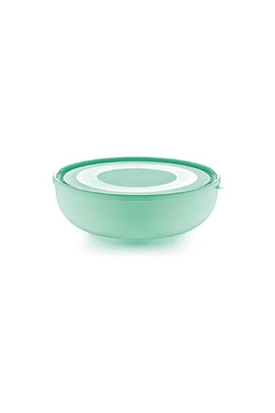 Üçsan Fit Kapaklı Yuvarlak Kase 2,7 Lt (24,5 X 8 CM) (KREM VE MOR RENK)