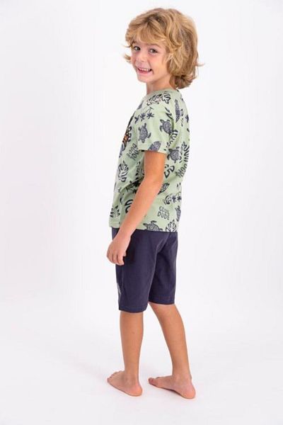 ROLY POLY Boy's Water Green Surf Day Short Sleeve Shorts Bermuda Set