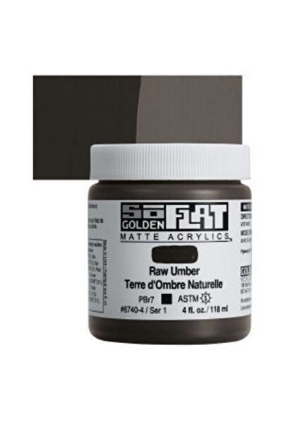 Golden Soflat Matte Acrylıcs 118ml S1 Raw Umber