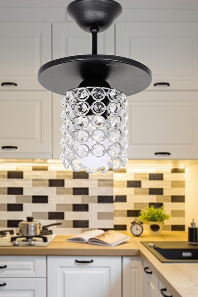 Begüsa Hakiki Kristal Tekli Avize