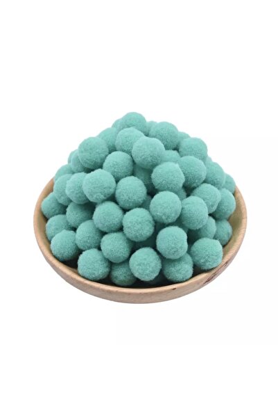 Yumuşakkeçe قطيفة ناعمة فيروزية 100 قطعة 2 سم