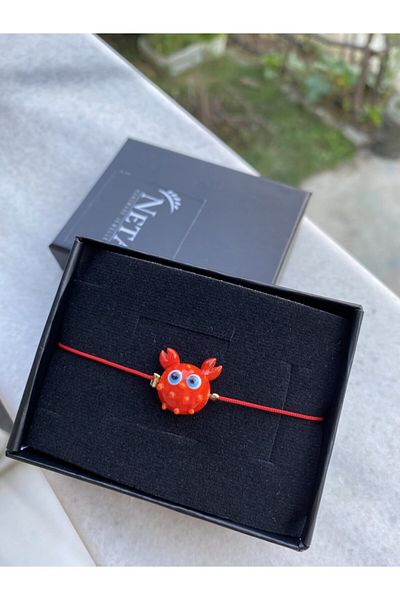 Neta Women's Crab Figure Adjustable Rope Bracelet