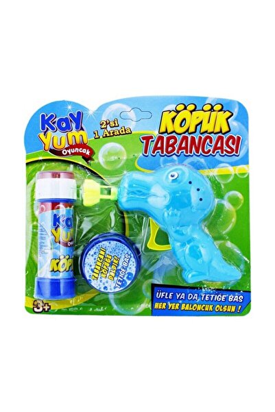 Kayyum Oyuncak Timsah Köpük Tabancası Mavi