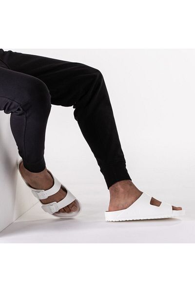 Birkenstock شبشب رجالي أريزونا إيفا - أبيض