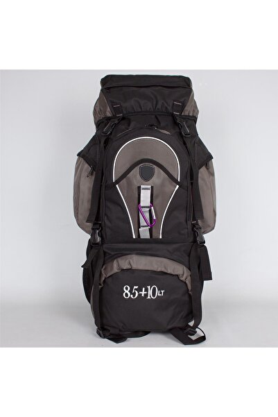 Bagacar 85+10 літрів Сірий професійний рюкзак для альпіністів