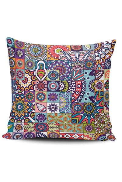 Alkan Homes Etnik Desenli Dekoratif Modern Yastık Kırlent Kılıfı