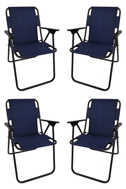 Bofigo 60x80 Çam Desenli Katlanır Masa + 4 Adet Katlanır Sandalye Kamp Seti B...