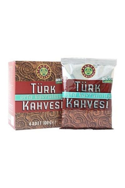 Kahve Dünyası Pack of 4 Medium Roast Turkish Coffee - 100g