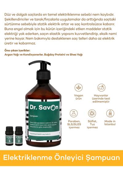 Dr. Savon Elektriklenmeyi Önleyici Şampuan