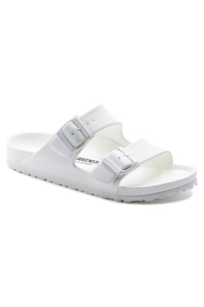 Birkenstock Λευκές Γυναικείες Παντόφλες 9125B 129443