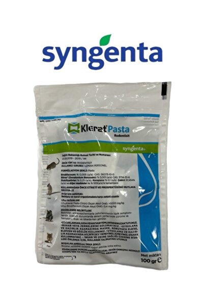 SYNGENTA Klerat Pasta Fare Zehiri 100 gr