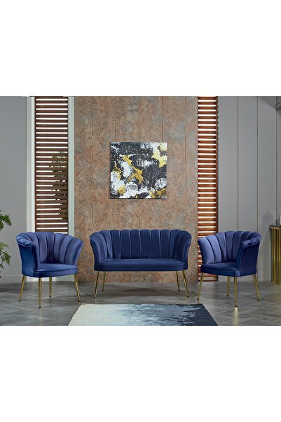 Pedrahome Papatya Çay Seti, Balkon, Salon, Ofis, Kafe Koltuk Takımı