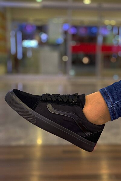 ZBCLUB Unisex Vns Black Sneaker Flat Sole Shoes 1100025