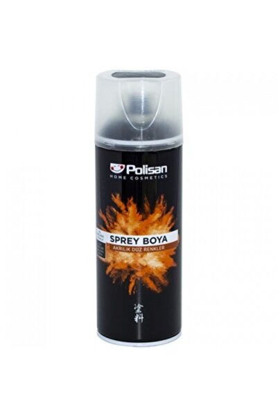 Polisan Sprey Boya Antrasit 400 ml Akrilik Düz Renkler Ral 7016