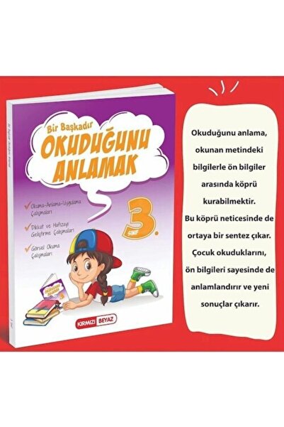 Kırmızı Beyaz Yayınları Kırmızı Beyaz Bir Başkadır Okuduğunu Anlamak 3.sınıf ...