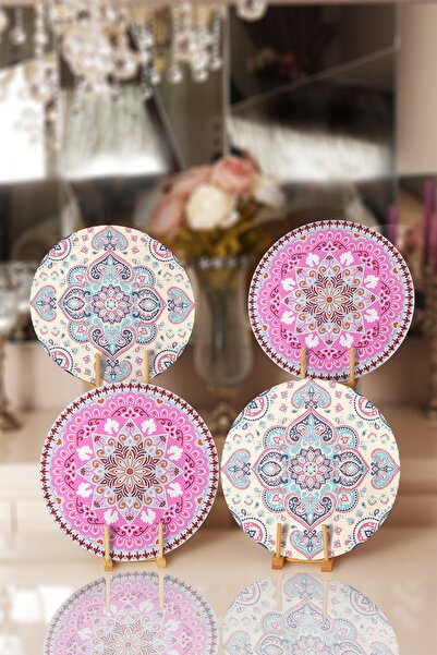 Realhomes 4'lü Mandala Desenli Servis Altlığı & Supla