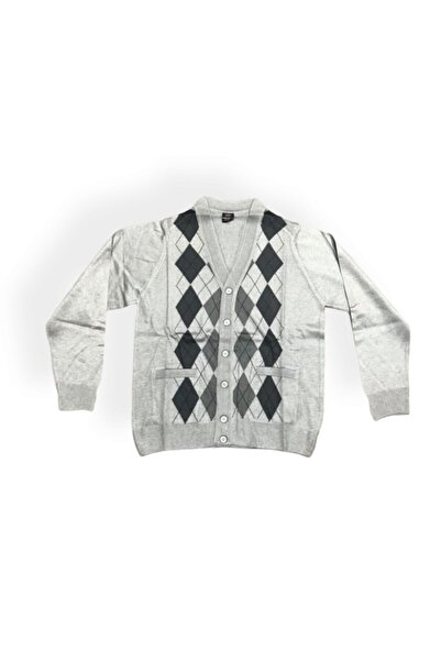 NACAR STORE Men's Knitwear Wool Dad Cardigan - Knitted Patterned