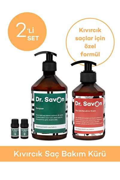 Dr. Savon Kıvırcık Saç Bakım Kürü 2'li Set