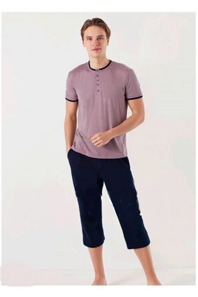 BLUE DREAM Ανδρικό Σετ Capri Modal - Salmon 805