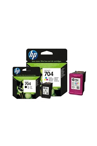 HP 704 Renkli Ve Siyah Set