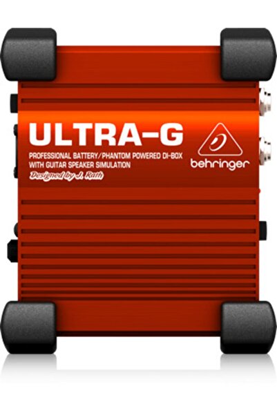 Behringer Ultra-g Gı100 Elektro Gitar Için Kabin Simülatörlü Pil/phantom Dest...