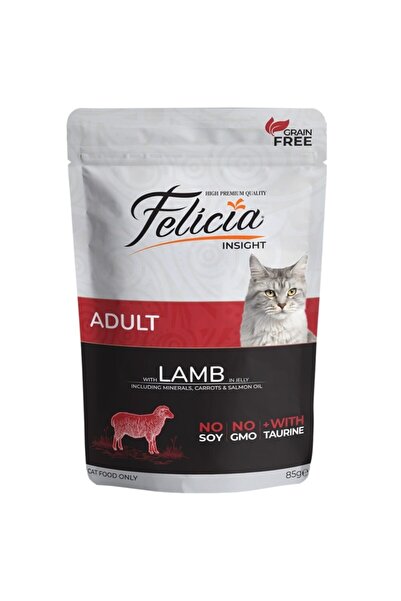 Felicia Tahılsız 85 gr Adult Lamb Pouch Kedi Maması
