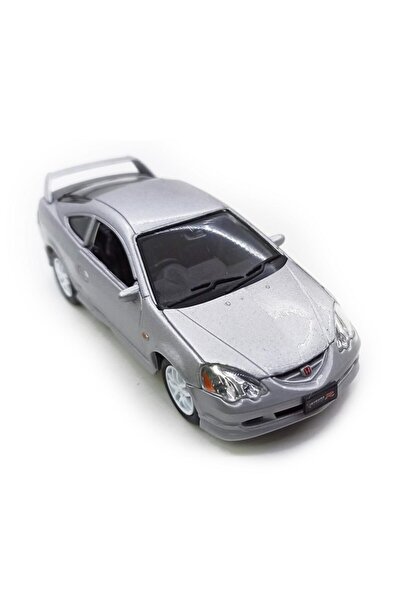 WELLY Çek Bırak Metal Model Araba Honda Integra Type R 1 / 32 Ölçek Gri