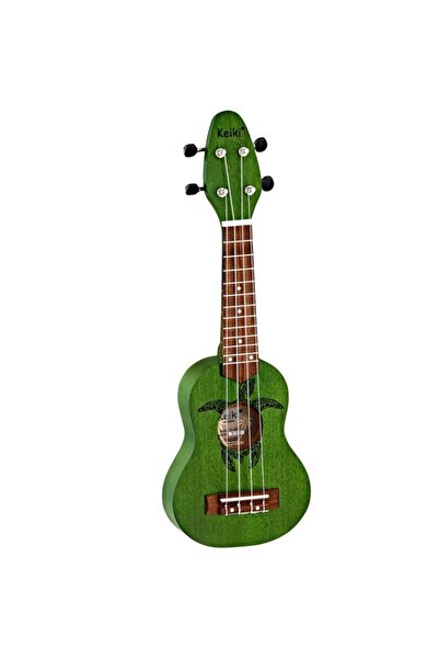 Ortega K1-gr Sopranino Ukulele (keiki Turtle Forrest Green)