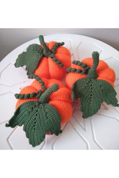 OYUNCAKPARK Bal Kabağı Amigurumi Organik Oyuncak