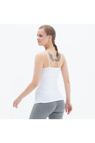 Blackspade Tricou cu bretele pentru femei 1627 - alb