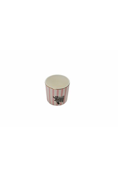 Porland Wild Life Zebra Pink Cup - 230cc