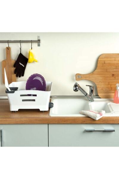 Pelikan PELİKAN TEZGAH ÜSTÜ BEYAZ BULAŞIK SEPETİ